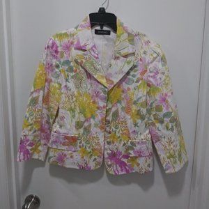 Ladies Floral Print Jacket /Blazer